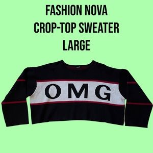 Fashion Nova Crop-Top Sweater